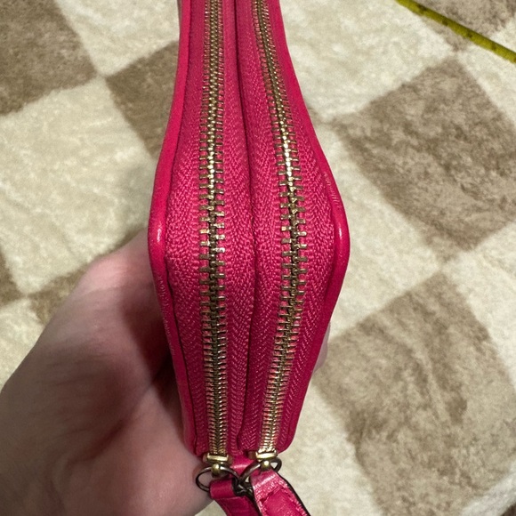 Coach Fuchsia Textured Wallet - Picture 8 of 8